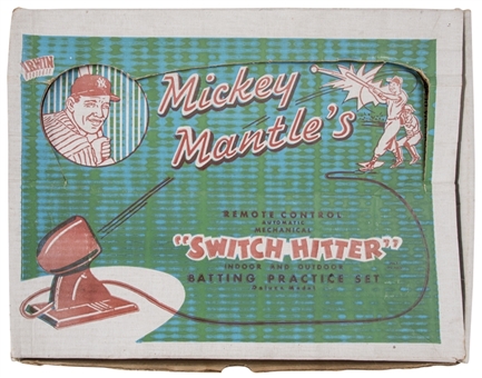 Mickey Mantle 1957 "Switch Hitter" Retail Batting Practice in Original Box Set